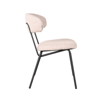 Eetkamerstoel Zack | Naturel Bouclé