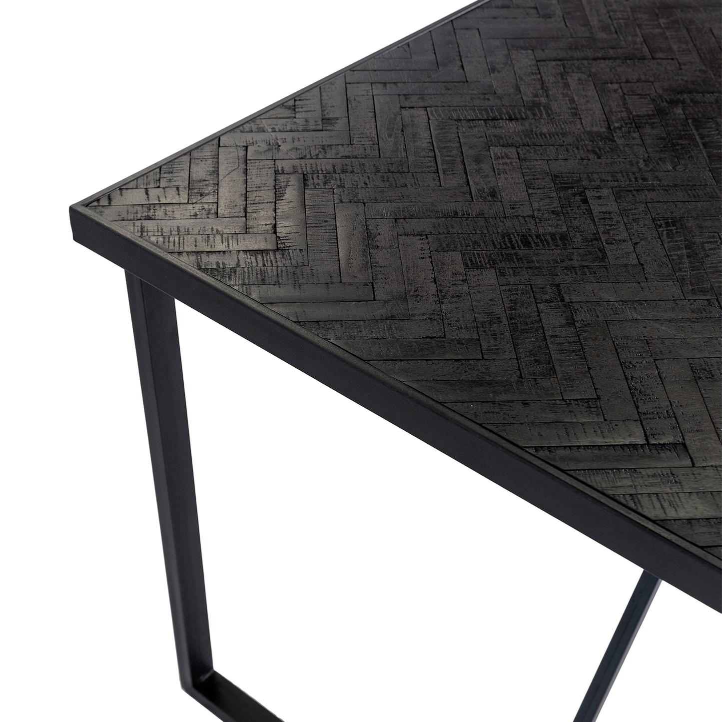 Eetkamertafel Foxton | Zwart Teak