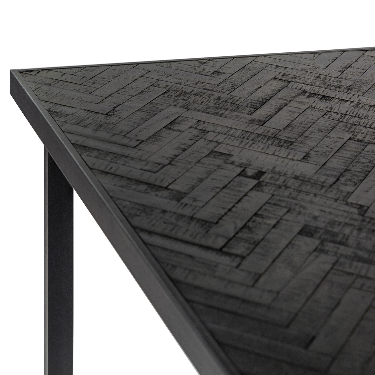 Eetkamertafel Foxton | Zwart Teak