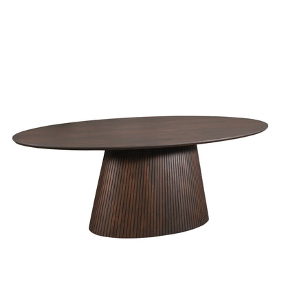 Eettafel Solana | Deens Ovaal | Bruin