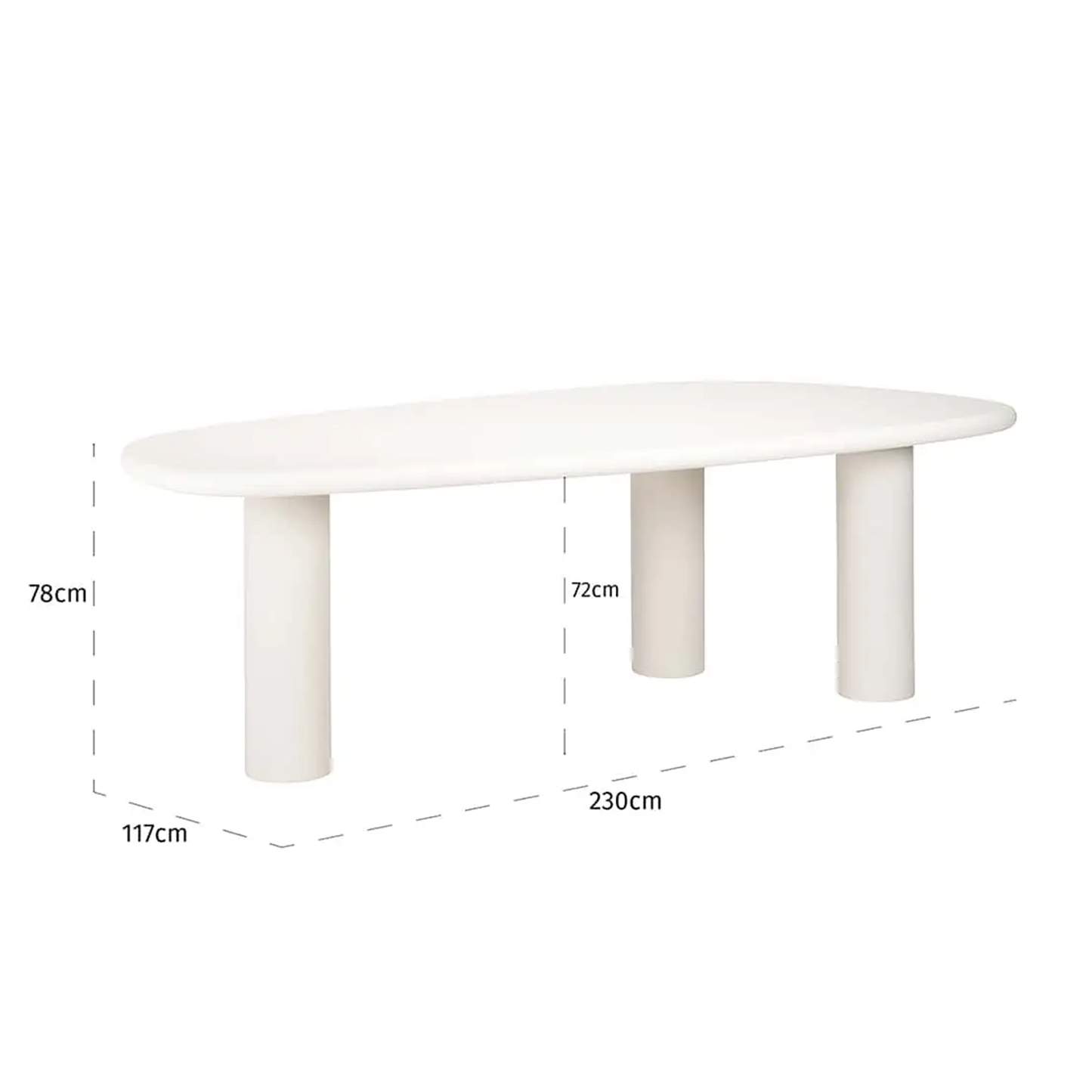 Eettafel Bloomstone | Organisch