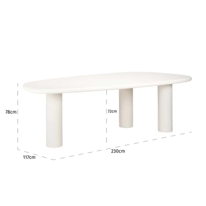 Eettafel Bloomstone | Organisch