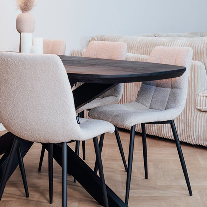 Eettafel Floor | Deens Ovaal | Zwart