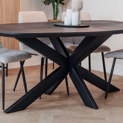 Eettafel Floor | Deens Ovaal | Zwart