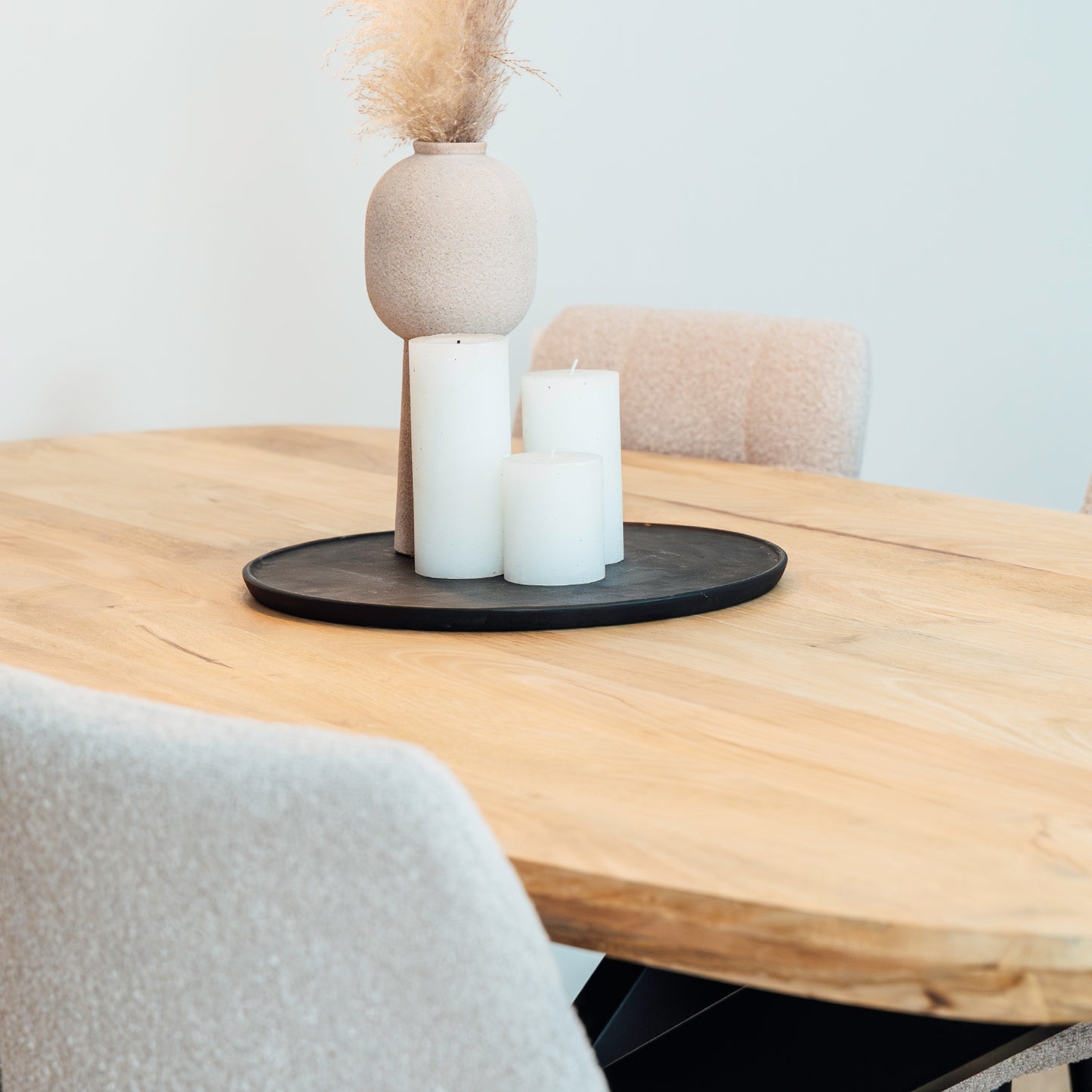 Eettafel Floor | Deens Ovaal | Naturel Mango