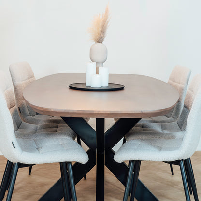 Eettafel Floor | Deens Ovaal | Walnoot