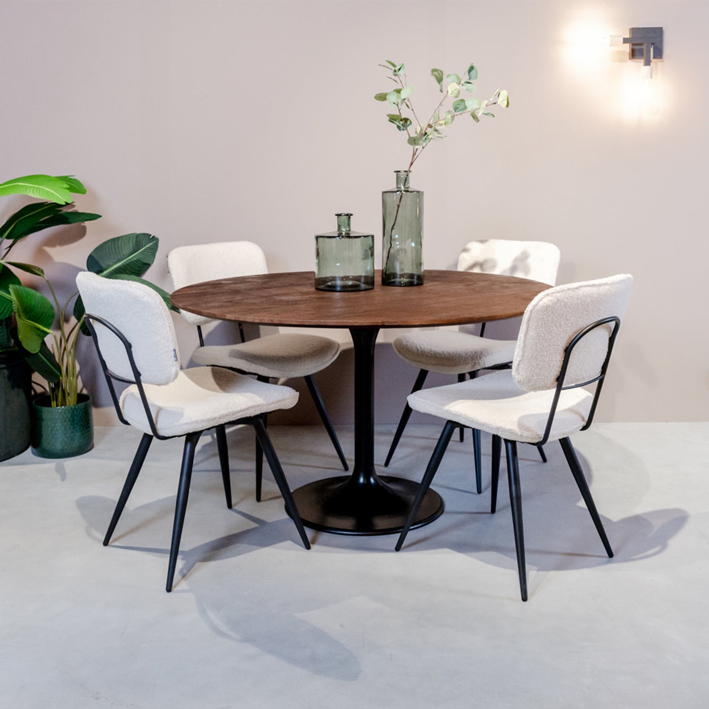 Eettafel Otto | Bruin Mangohout