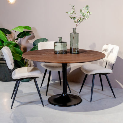 Eettafel Otto | Bruin Mangohout