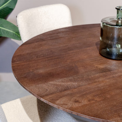 Eettafel Otto | Bruin Mangohout