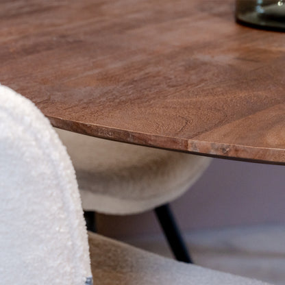 Eettafel Otto | Bruin Mangohout