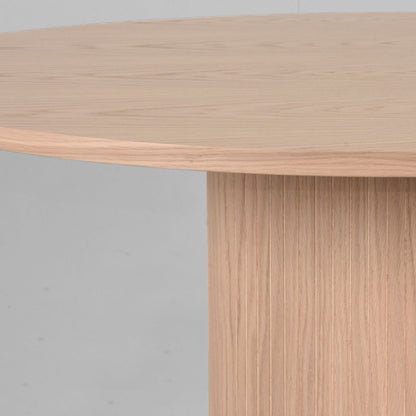 Eettafel Oliva | Rond | Naturel Eikenhout