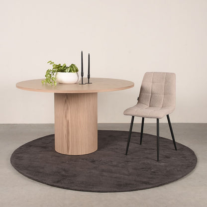 Eettafel Oliva | Rond | Naturel Eikenhout