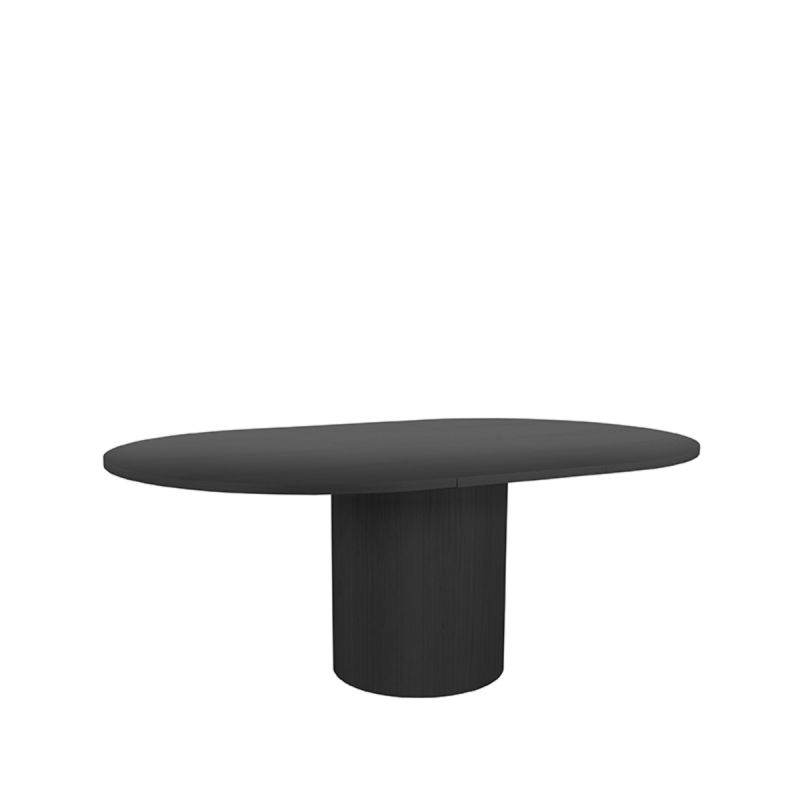 Eettafel Oliva | Uitschuifbaar | Zwart Eikenhout