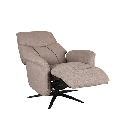 Elektrische Fauteuil Oslo | Taupe Microvezel