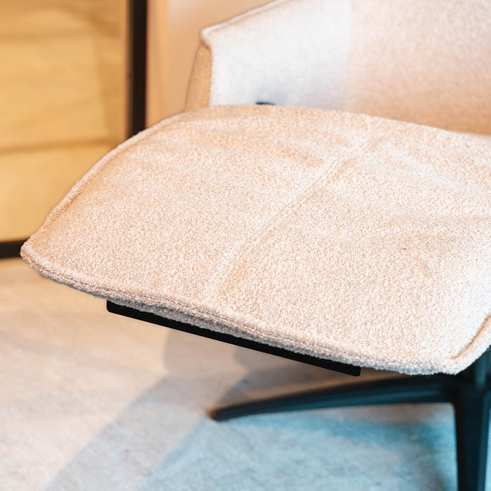 Elektrische Fauteuil Odense | Naturel Bouclé