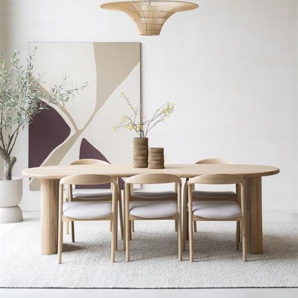 Eetkamerstoel Rayven | Essenhout | Met Armleuning