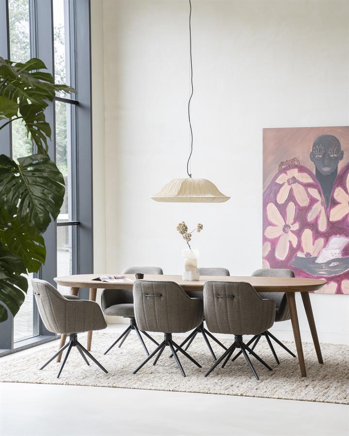 Eettafel Elijah | Bruin Eikenhout | Ovaal — Algemene Sfeerfoto
