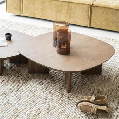 Salontafel Stef | Bruin Eikenhout | Vierkant | Groot