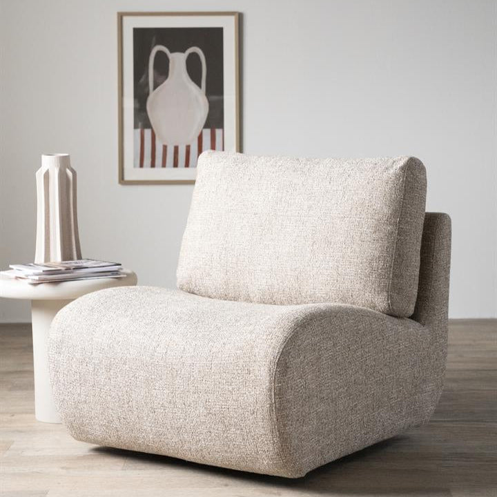Fauteuil Lucia | Beige Stof