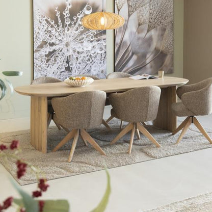 Eettafel Dex | Naturel Eikenhout