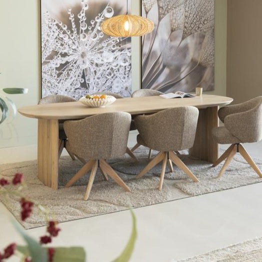 Eettafel Dex | Naturel Eikenhout