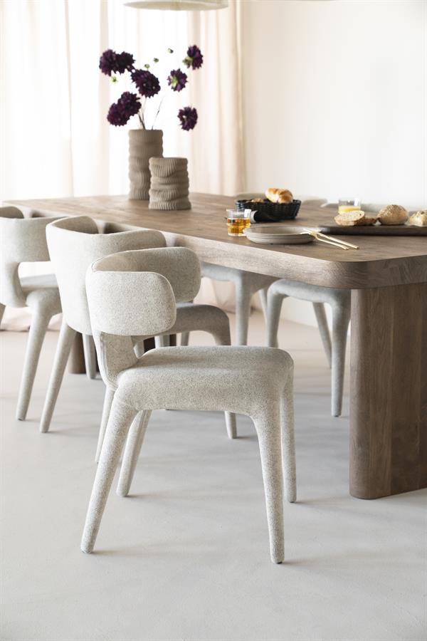 Eetkamerstoel Dave | Taupe Stof