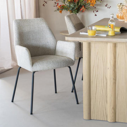 Eetkamerstoel Indy | Beige Stof