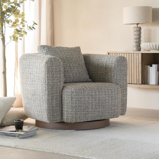 Fauteuil Jordan | Taupe Stof