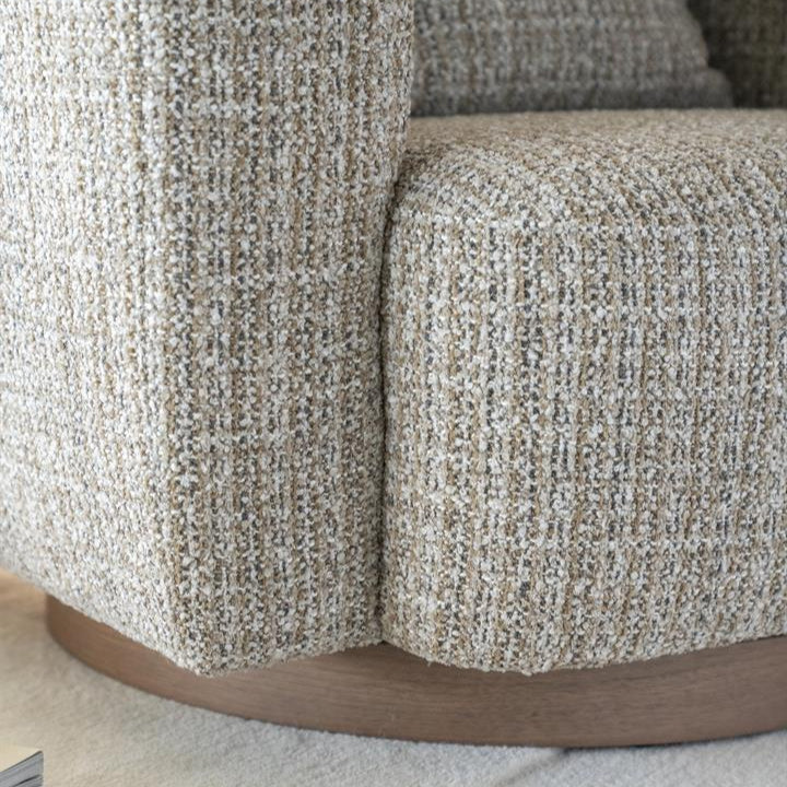 Fauteuil Jordan | Taupe Stof