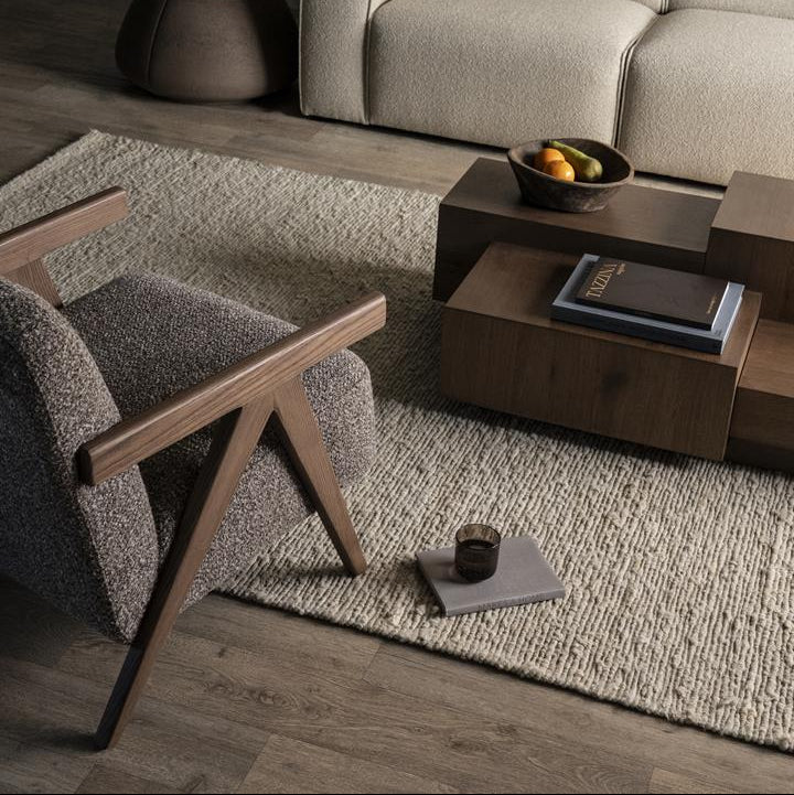 Fauteuil Francis | Stof & essenhout