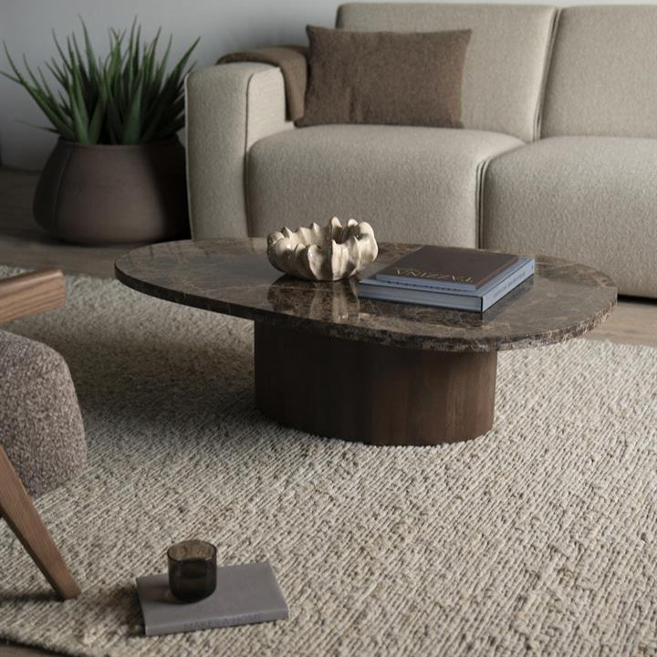 Salontafel Bradley | Bruin Marmer