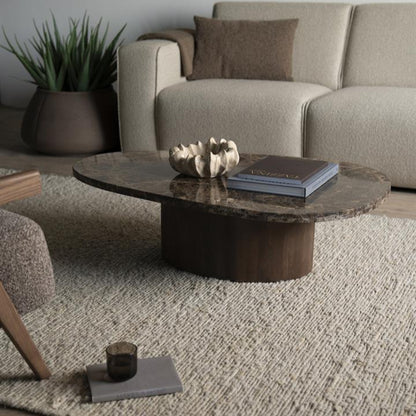 Salontafel Bradley | Bruin Marmer