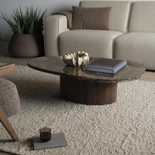 Salontafel Bradley | Bruin Marmer