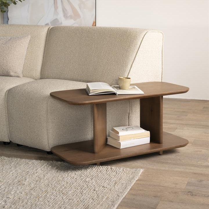 Bijzettafel Ty | Bruin Eikenhout