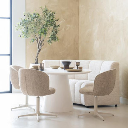 Eetkamerstoel Molly | Taupe Stof