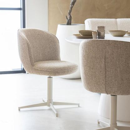 Eetkamerstoel Molly | Taupe Stof