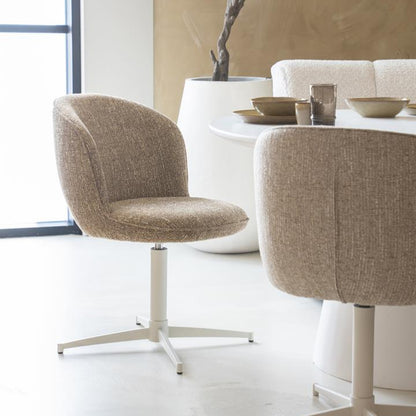 Eetkamerstoel Molly | Geel Stof