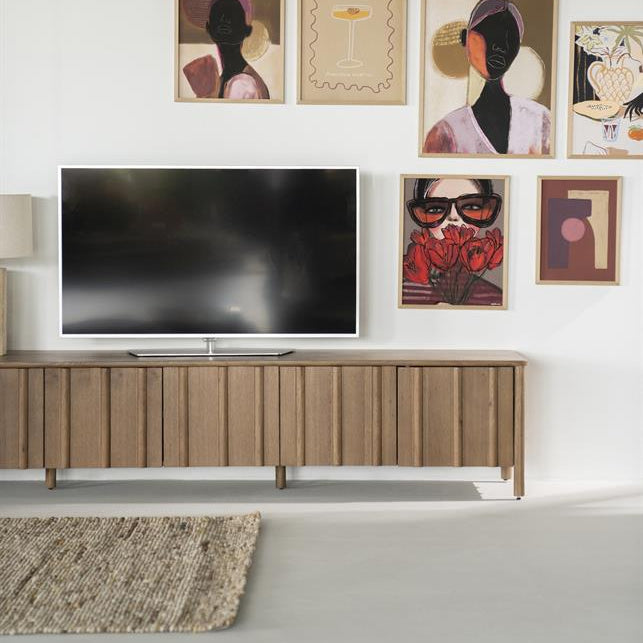 Tv-meubel Jake | Bruin Eikenhout