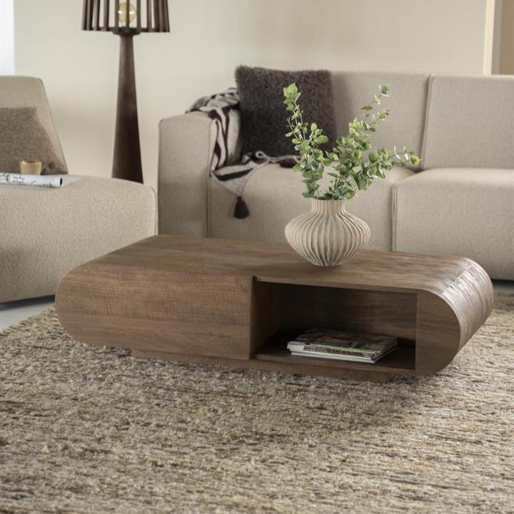 Salontafel King | Bruin Mango hout & mango fineer