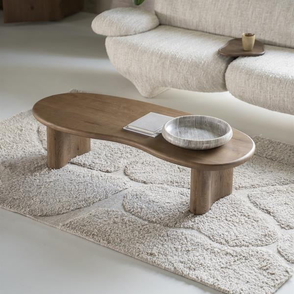 Salontafel Josh | Bruin Eikenhout | Organisch
