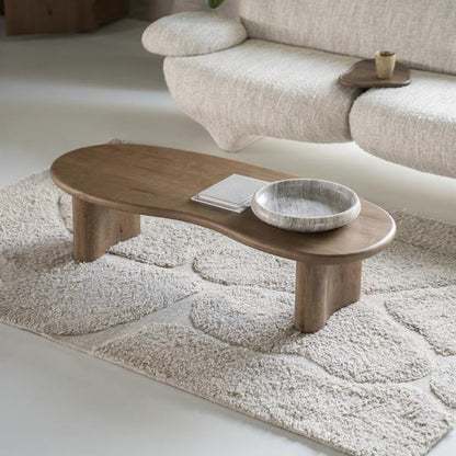 Salontafel Josh | Bruin Eikenhout | Organisch