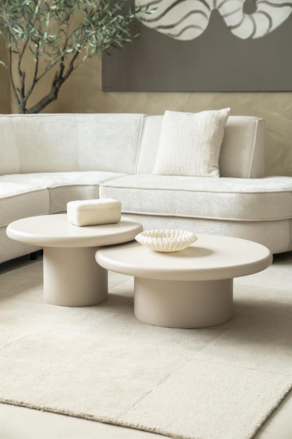 Salontafel Jade zand magnesium oxide in een interieur