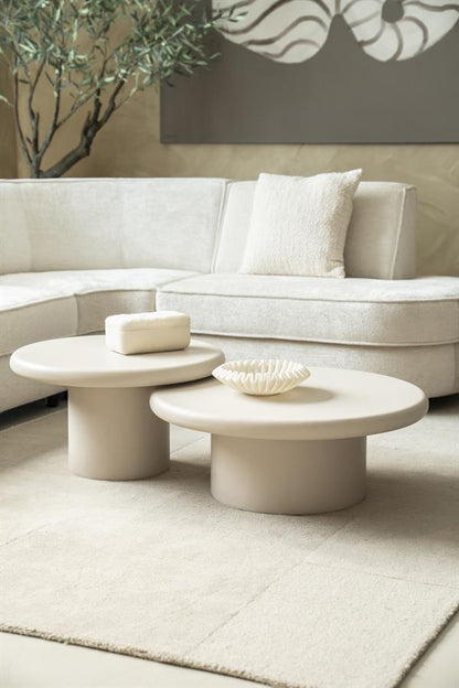 Salontafel Jade zand magnesium oxide in een interieur