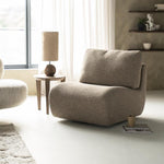 Fauteuil Lucia | Bruin Stof