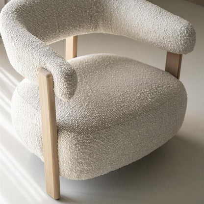 Fauteuil Lola | Beige Stof