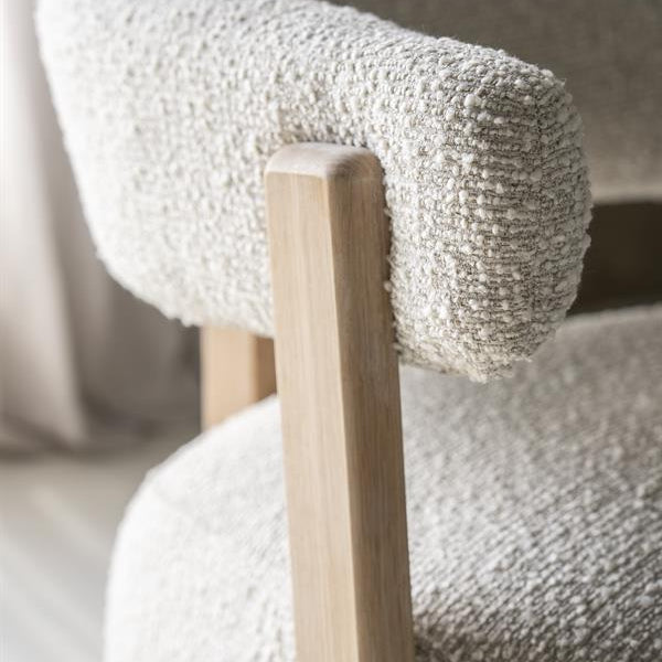 Fauteuil Lola | Beige Stof