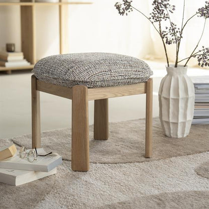 Poef Lottie | Taupe Stof