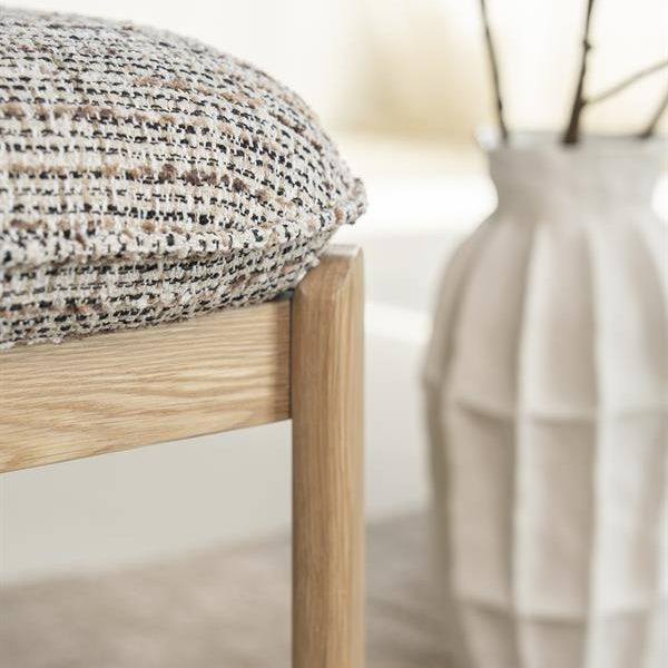 Poef Lottie | Beige Stof