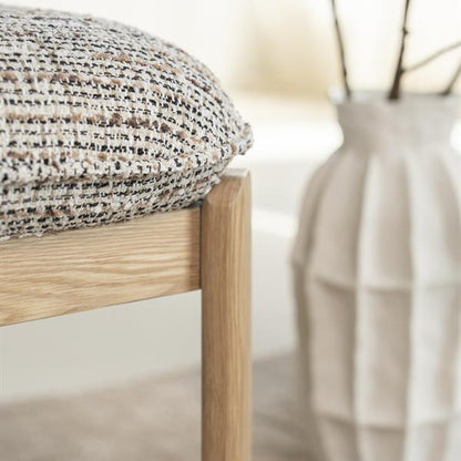 Poef Lottie | Beige Stof