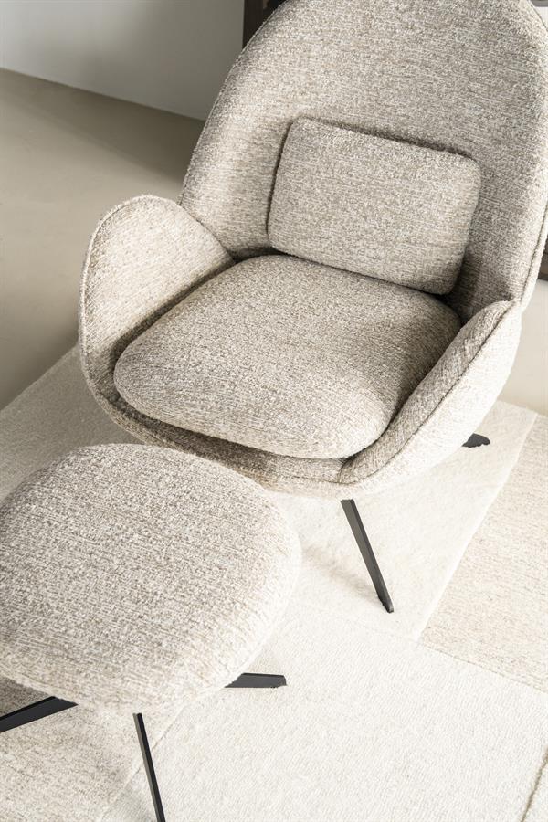 Fauteuil Ryan | Beige Zora